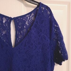41 Hawthorn Blue Cypress Lace Dress